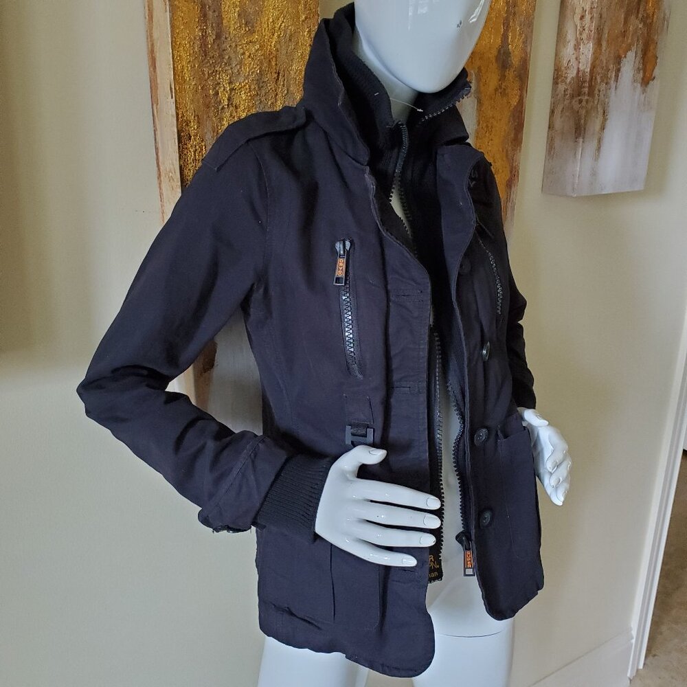 Superdry Women's Black Jacket - Picture 2 of 10